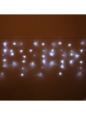 Гирлянда светодиодная  3 м *40/60 см 100 led 220 В улич бахр 8 режимов белый Серпантин