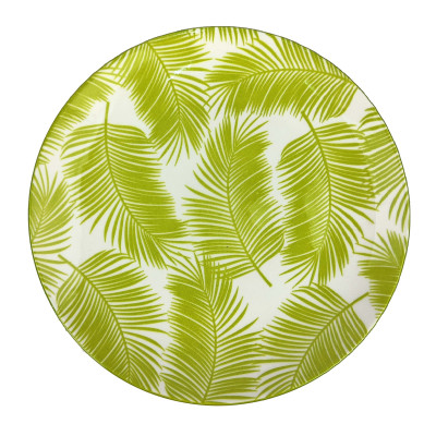 Тарелка фарфоровая десертная  19 см Palma Коралл