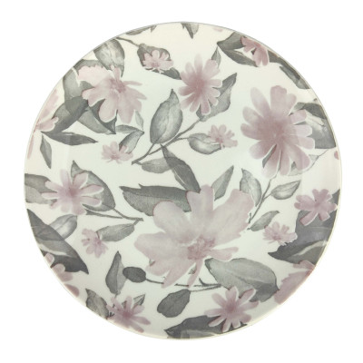 Тарелка фарфоровая десертная  19 см Ofelia pink Коралл