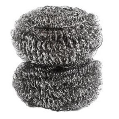 Губка металлическая для посуды 2 шт Baizheng