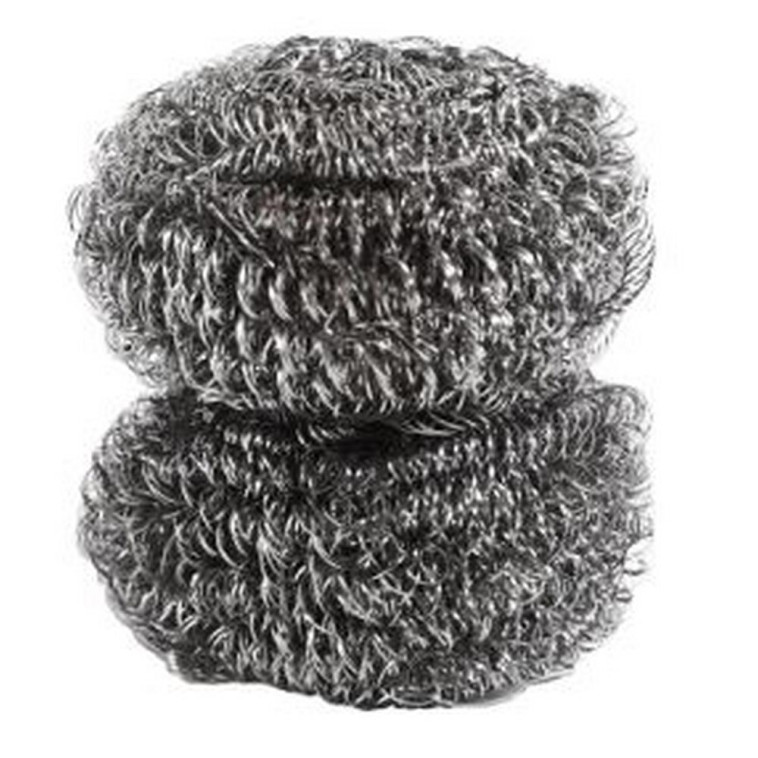 Губка металлическая для посуды 2 шт Baizheng