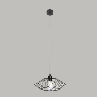 Люстра кухонная 1 плафон 31*31*30 см Е27 60Вт 4м2 плафон металл черный Baizheng