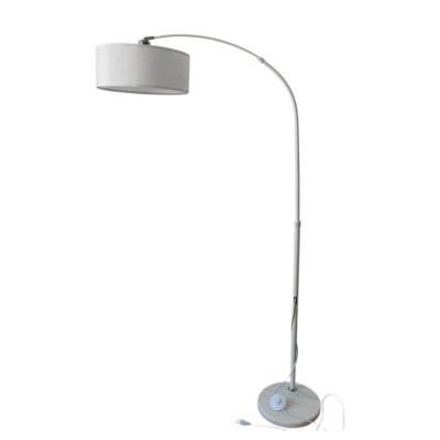 Торшер 1 плафон 175х26х26 см Е27 60 Вт 4м2 плафон ткань под упак белый Baizheng