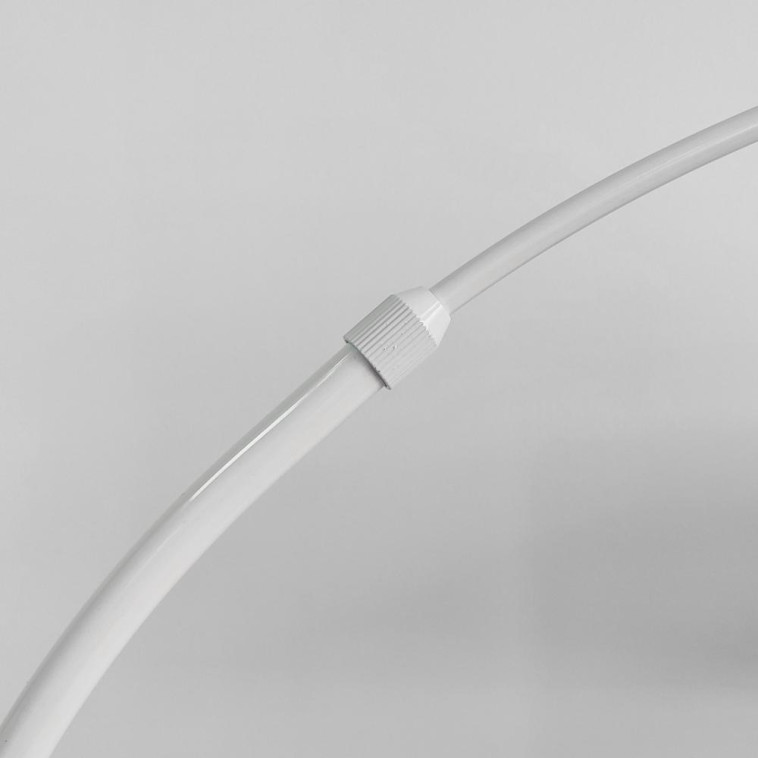 Cнимок Торшер 1 плафон 175х26х26 см Е27 60 Вт 4м2 плафон ткань под упак белый Baizheng