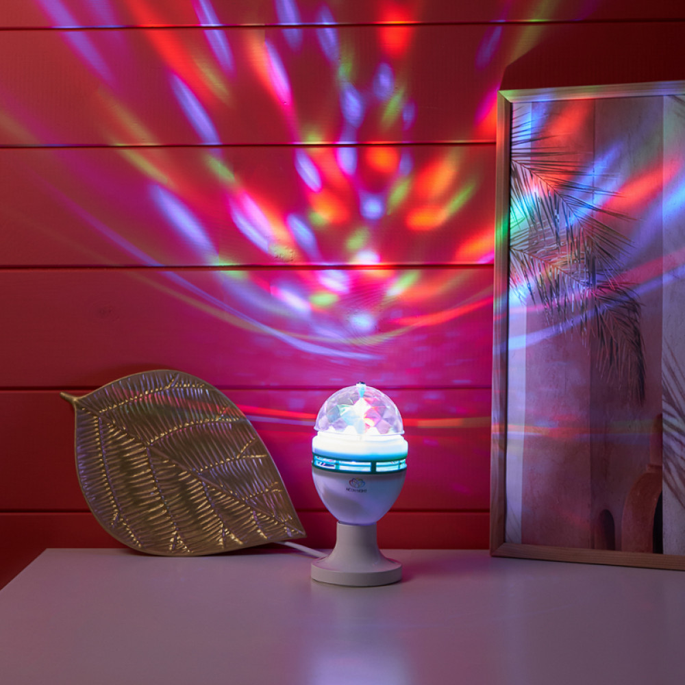 Диско шар светодиодный 220 В E27 Neon-night