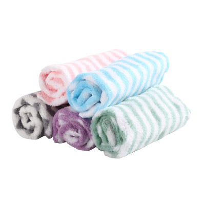 Салфетка микрофибра для сухой уборки 5 шт 30х30 см полоска микс BZ02-0003 Baizheng Салфетка микрофибра для сухой уборки 5 шт 30х30 см полоска микс BZ02-0003 Baizheng