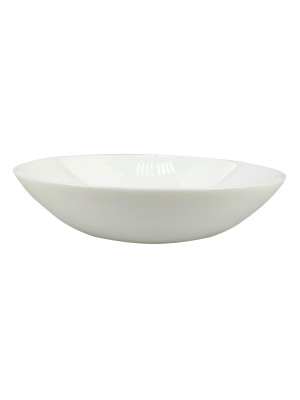 Тарелка стеклокерамическая суповая 20 см 720 мл PO-225E White-Elegance Parsopal