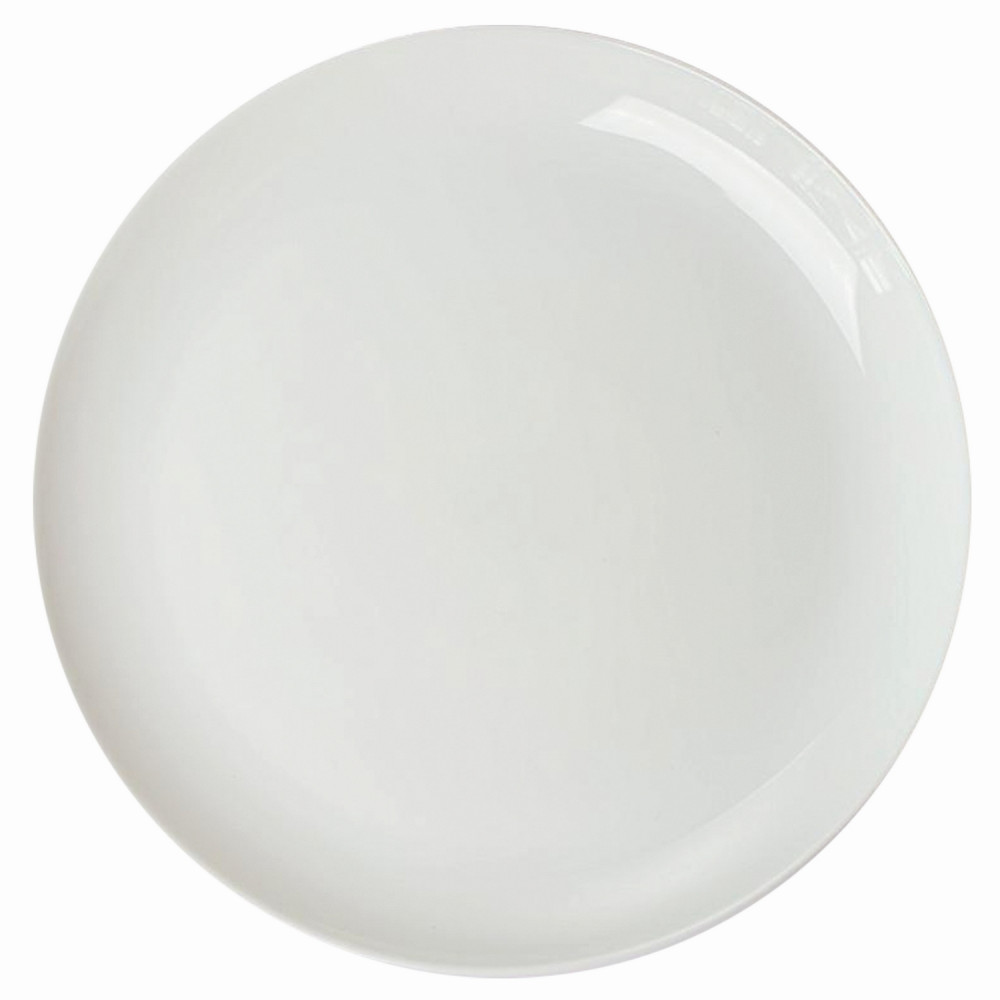 Тарелка стеклокерамическая обеденная 25 см PO-250E White-Elegance Parsopal
