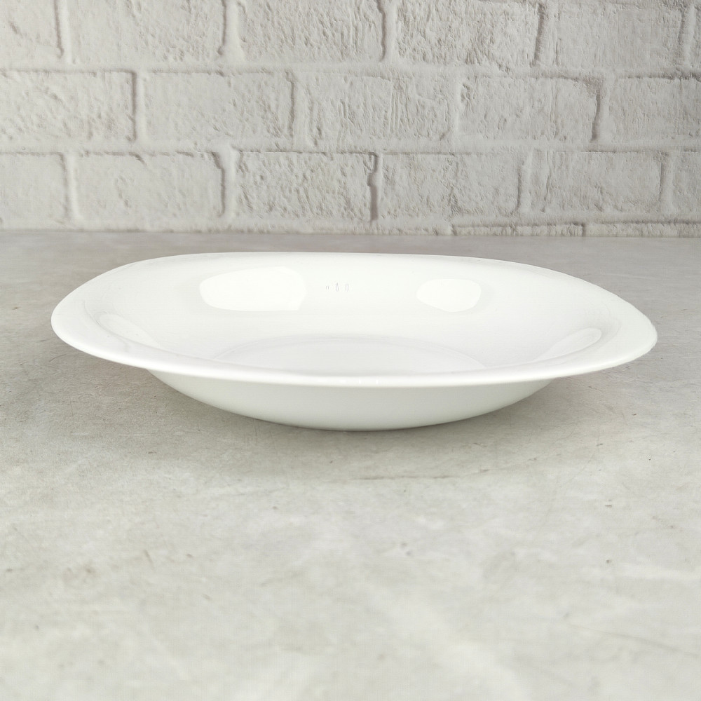 Тарелка стеклокерамическая суповая 19 см PO-230 White-Square Parsopal