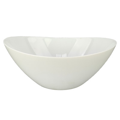 Салатник стеклокерамический  25*23,8 см 2300 мл овальный PO-540 White-Oval Parsopal