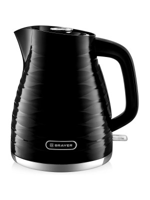 Чайник пластиковый электрический 1,7 л 2,2 кВт черный BR1057BK Brayer