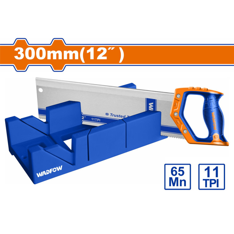 Ножовка со стуслом 300 мм 11TPI WADFOW WHW2112