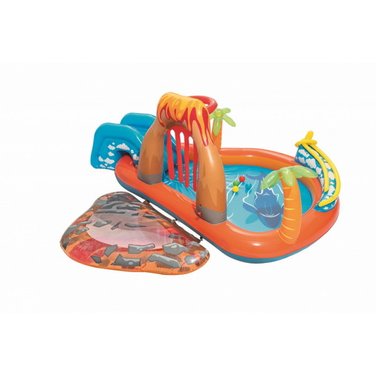 Игровой центр 265*265*104 см с бассейном Lava Lagoon Bestway