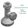 Мини изображение Кран душевой модернизированный КД-1М