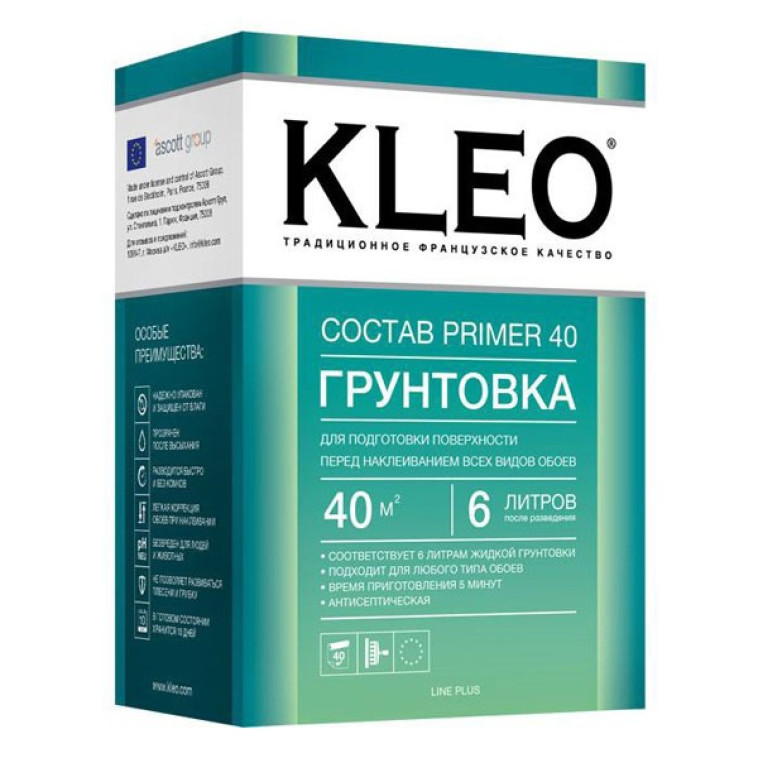 Грунтовка Kleo Primer сыпучая 80гр (40м2)