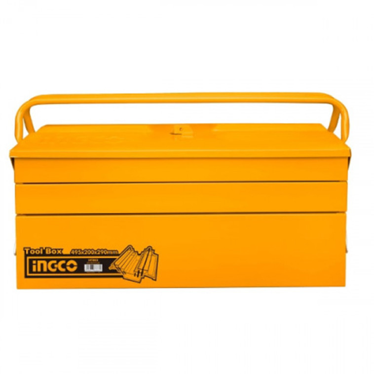 Ящик для инструмента металлический 495х200х290 мм. INGCO HTB02 INDUSTRIAL