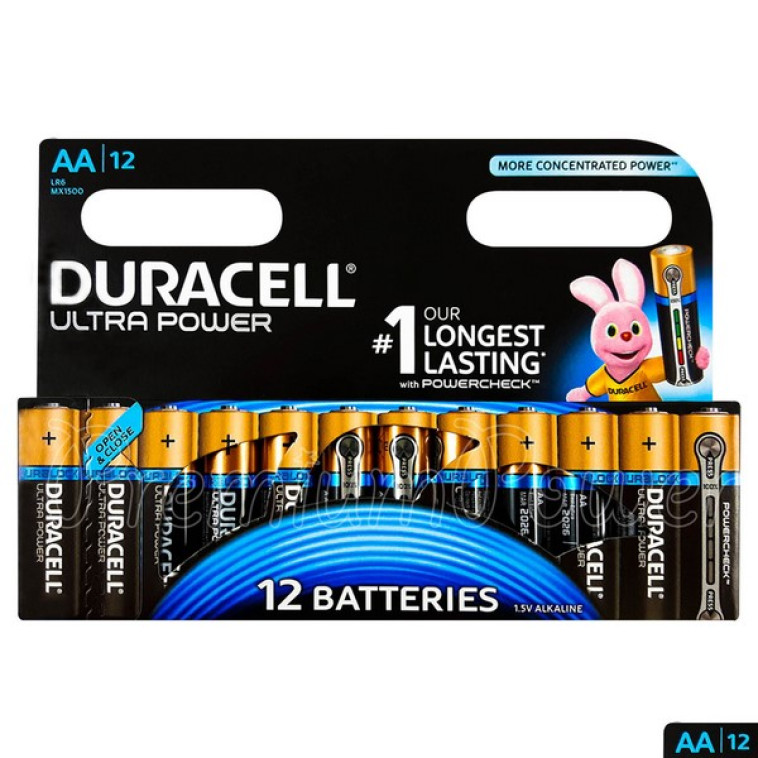 *Батарейка AA Пальчиковая 1,5V UltraPower 12шт/упак (12) DURACELL