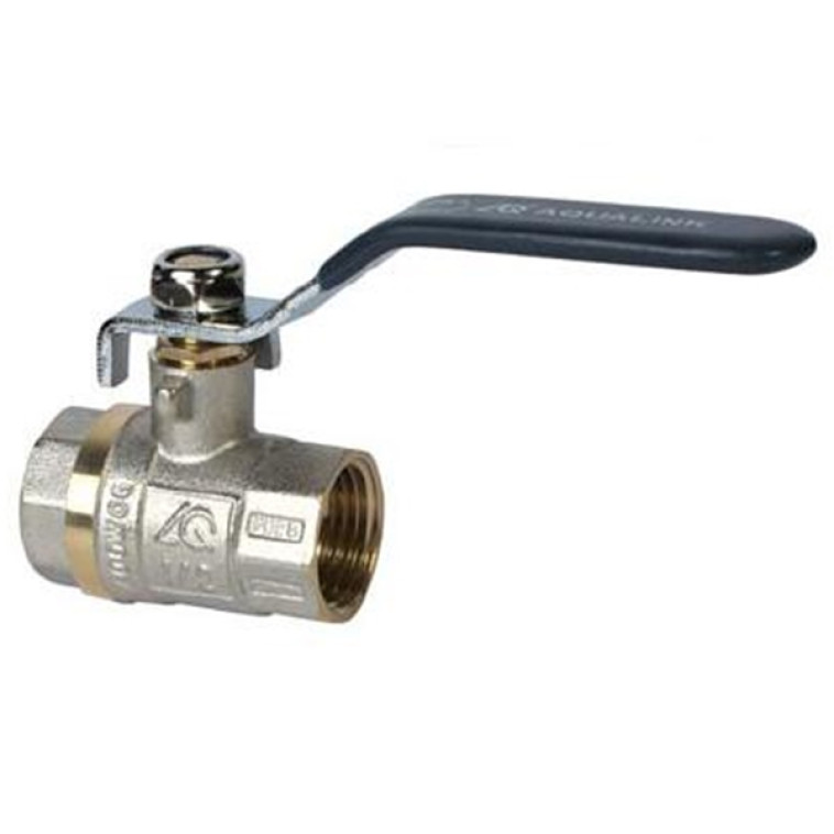 Кран шаровый 1/2" ГГ рычаг Aqualink