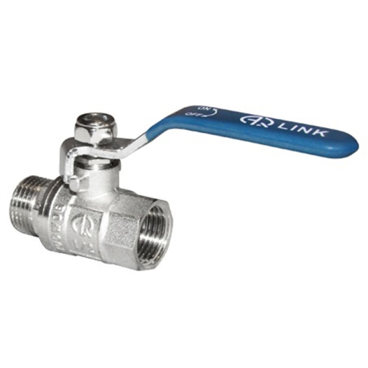 Кран шаровый 1/2" ГШ рычаг Aqualink