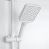 Мини изображение Смеситель душевая система DIKALAN для ванны 4-х функц-я ЖК дисплей Белый (5) AL99091-W