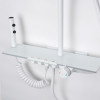 Мини изображение Смеситель душевая система DIKALAN для ванны c картриджным переключ LED подсветка Белый (5) Kn90132