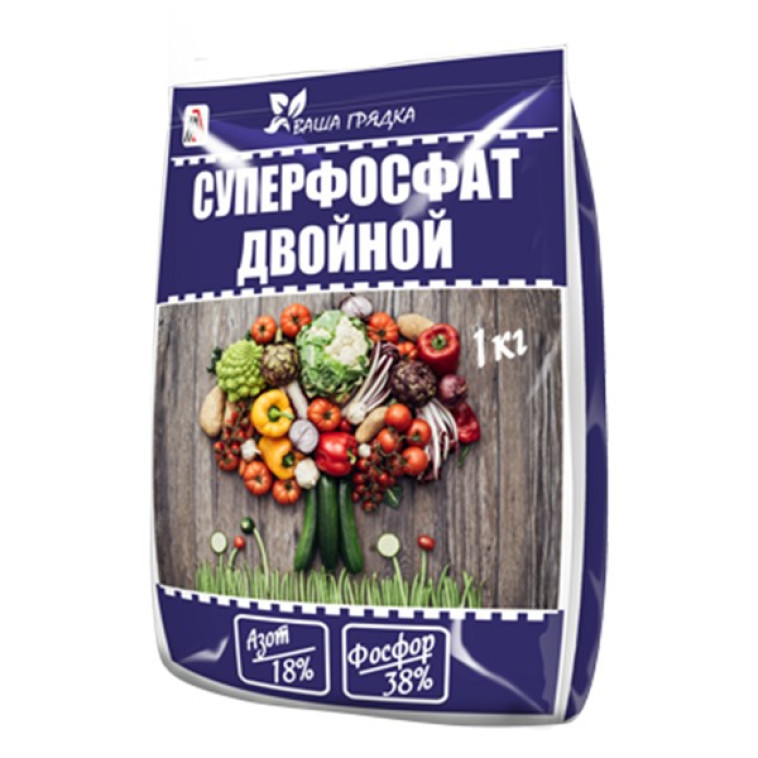 Удобрение Суперфосфат двойной (NP 18-38) 1кг (25)