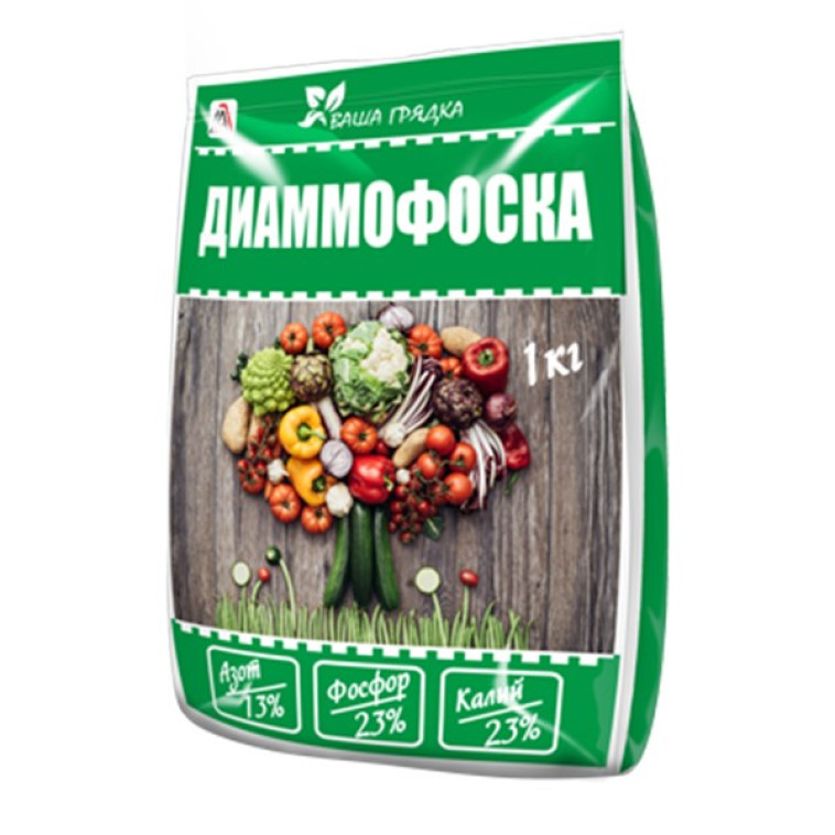 Удобрение Диаммофоска (NPK 13-23-23) 1кг (25)