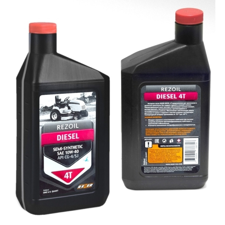 Масло Rezoil DIESEL 0,946л SAE 10W-40 API CG/SJ