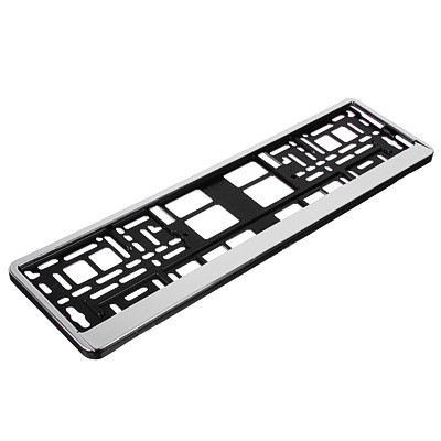 NG Рамка автомобильного номера, пластик, тиснение хром, 52,7х13,3см