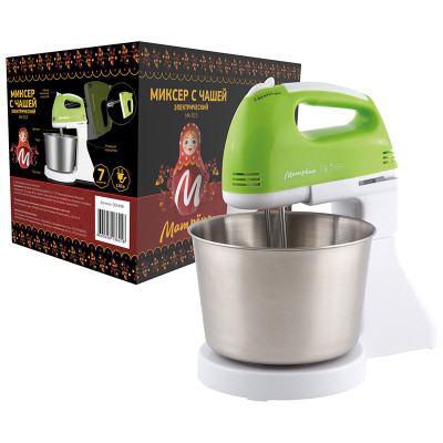 Миксер 150 Вт 2 л чаша 7 скоростей MA-015 Матрена