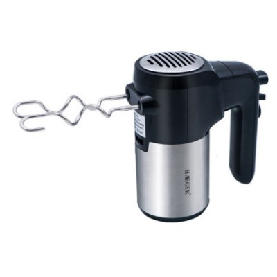 Миксер 300 Вт 5 скоростей 2 насадки бело-фиолетовый Baizheng