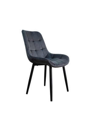 Стул металлический Baizheng 88×40×50 см, текстиль, серый, до 150 кг Стул металлический Baizheng 88×40×50 см, текстиль, серый, до 150 кг
