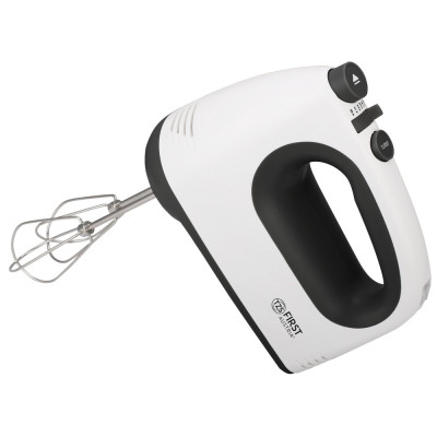 Миксер пластик 300 Вт 5 скоростей турбо 4 насадки удлиненные 21 см бело-черный Energy