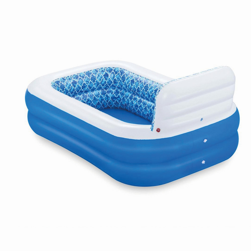 Бассейн надувной 229х152х96 см 702 л с разбрызгивателем Waterfall Oasis Bestway