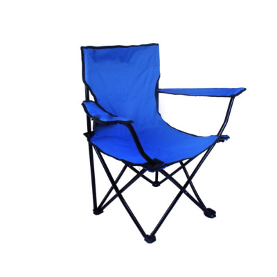 Стул со спинкой туристический складной 48*48*80 см до 120 кг синий Baizheng