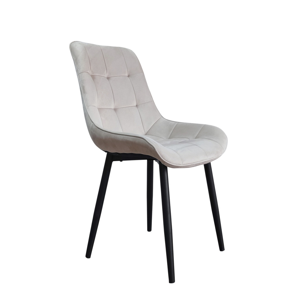 Стул металлический Baizheng 88×40×50 см, текстиль, бежевый, до 150 кг