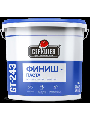 Шпатлевка полимерная премиум ФИНИШ-ПАСТА Геркулес GT-253 18кг ПРО Шпатлевка полимерная премиум ФИНИШ-ПАСТА Геркулес GT-253 18кг ПРО