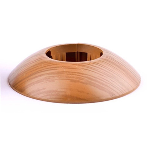 Заглушка напольная декоративная Дуб темный d-20мм уп 2шт