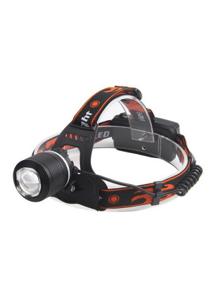 Фонарь налобный  6*140*10 см 1 led аккумуляторная батарея Baizheng