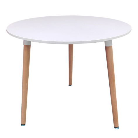 Стол ЛДСП кухонный 80*80*74 см белый Baizheng