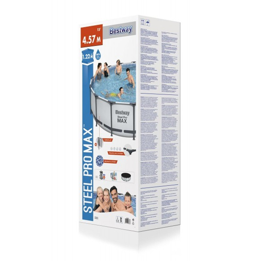 Бассейн каркасный 457*122 см 16015 л BestWay
