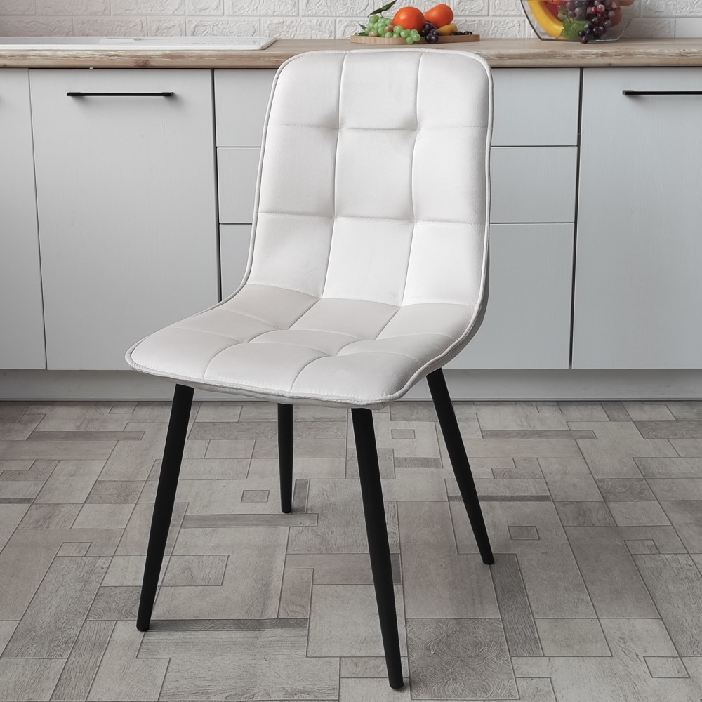 Стул металлический Baizheng 88×40×50 см, текстиль, бежевый, до 150 кг