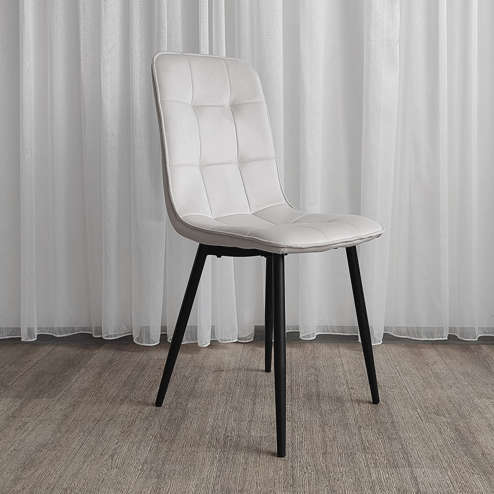 Стул металлический Baizheng 88×40×50 см, текстиль, бежевый, до 150 кг