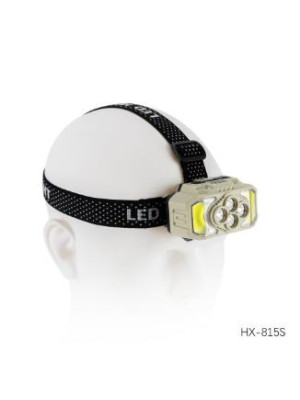 Фонарь налобный 8,5*5,2 см 2400 мАч USB аккум телескоп фокусировка 3 режима HX Baizheng