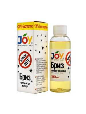 Средство от клещей Клеща нет 100мл JOY  для обработки тер-рии