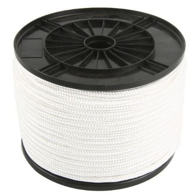 Веревка бельевая 100 м 8 мм полипропилен белый Baizheng