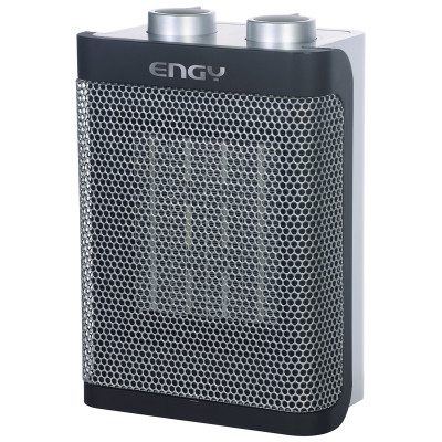 Тепловентилятор керамика 1,5 кВт 22*15*9,5 см 2 реж холод обдув серебро PTC-305 Engy