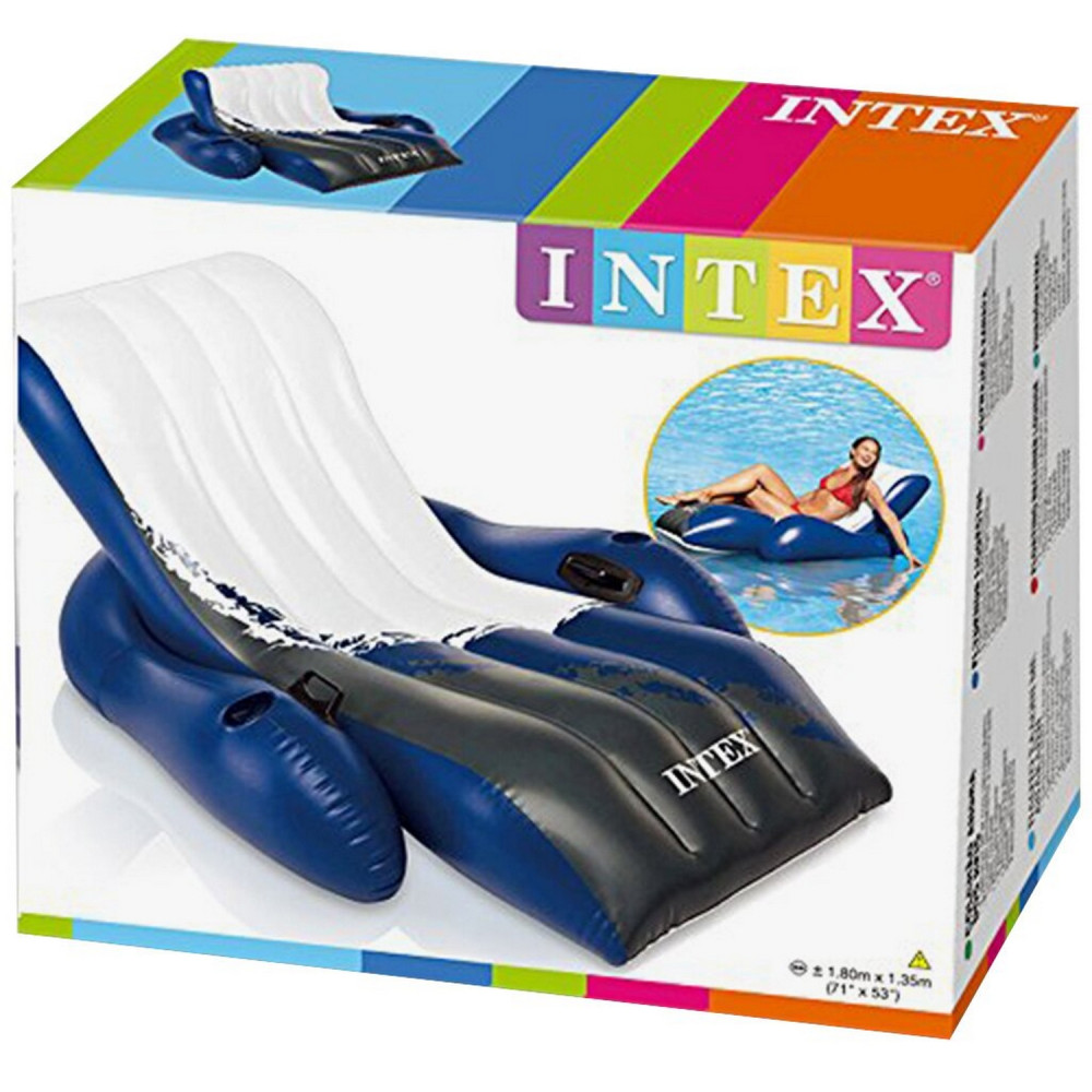Матрас-кресло для плавания 180*135 см Intex