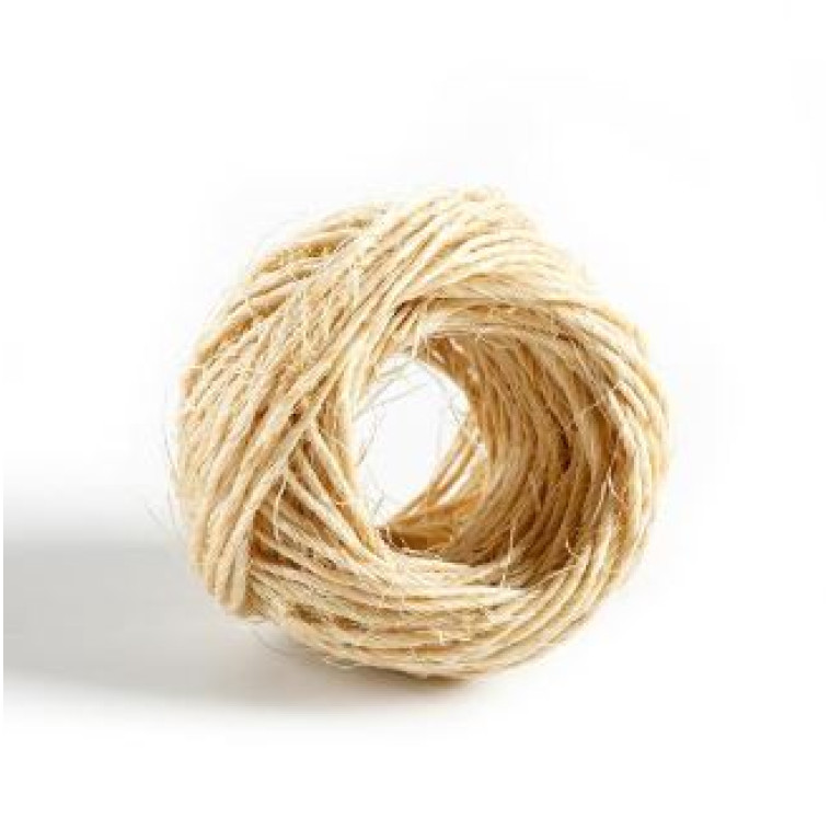 Шпагат сизалевый хозяйственный 50 м d-1 мм 100 гр BZ-X Baizheng