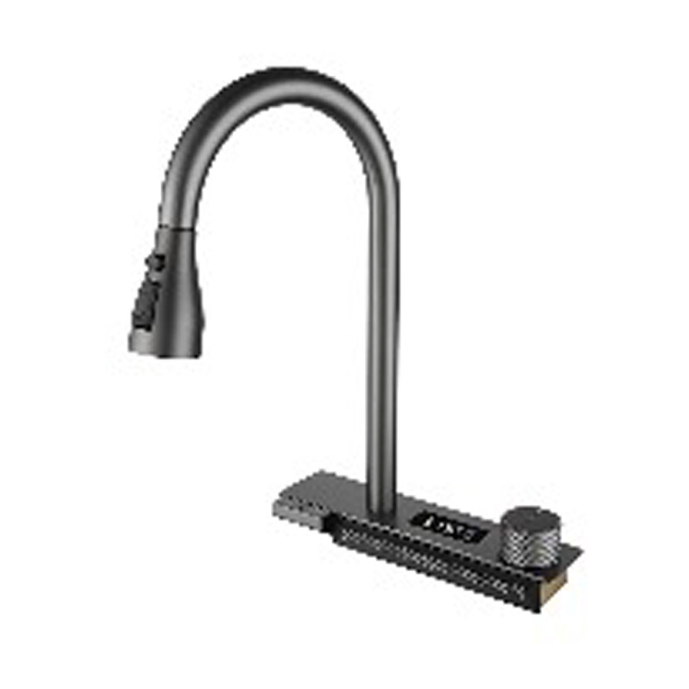 Мойка кухонная многофункциональная Dikalan KS75 SUS-304 черный-текстура 75*46*22см